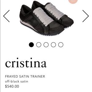 NWB Sold out Pedro Garcia Satin Cristina sneakers